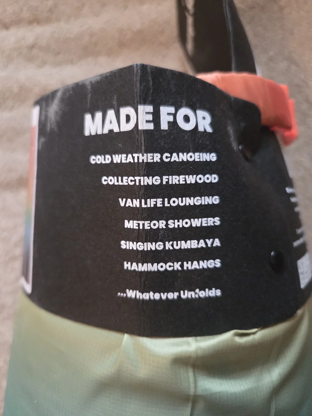 The Original Puffy Blanket Rumpl - Camping, Hiking, outdoor Baja Fade